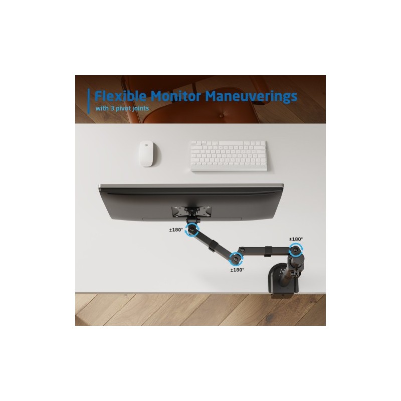 EWENT SOPORTE DE MESA PARA MONITOR HASTA 34” CARGA MÁXIMA 9KG.