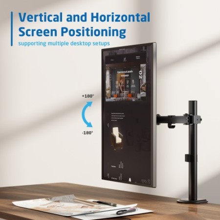 EWENT SOPORTE DE MESA PARA MONITOR HASTA 34” CARGA MÁXIMA 9KG.