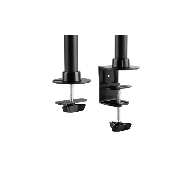 TooQ Soporte de mesa para 3 pantallas (monitor / plasma / LCD / LED) 13″-27″