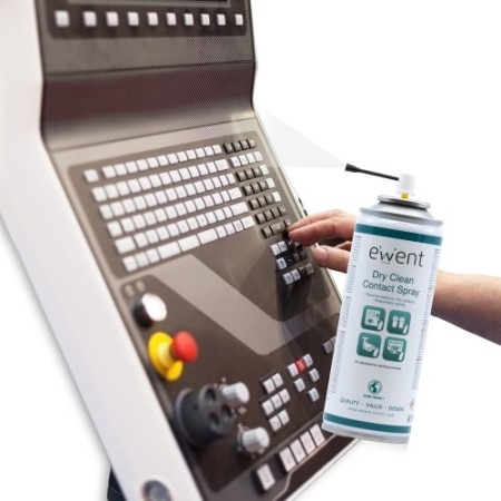 Ewent EW5614 kit de limpieza para computadora Pantallas / Plásticos, Universal Espray para limpieza de equipos 200 ml