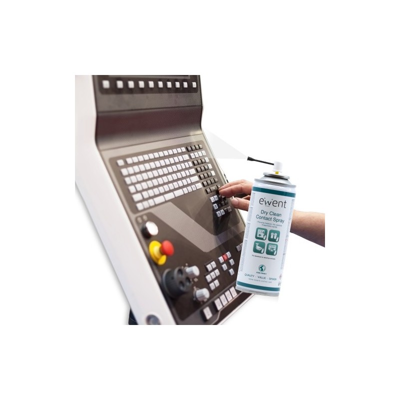 Ewent EW5614 kit de limpieza para computadora Pantallas / Plásticos, Universal Espray para limpieza de equipos 200 ml