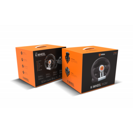 KROM VOLANTE + PEDALES K-WHEEL MULTI-PLATAFORMA