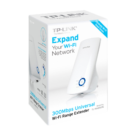 TP-LINK TL-WA850RE ampliador de red Receptor de red 10,100 Mbit/s Blanco