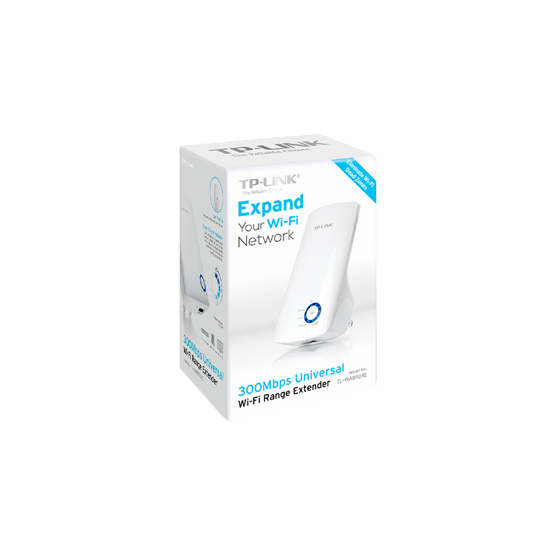 TP-LINK TL-WA850RE ampliador de red Receptor de red 10,100 Mbit/s Blanco