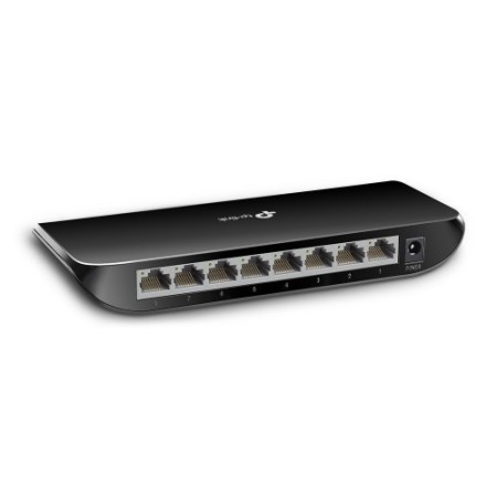 TP-LINK TL-SG1008D No administrado Gigabit Ethernet (10/100/1000) Negro