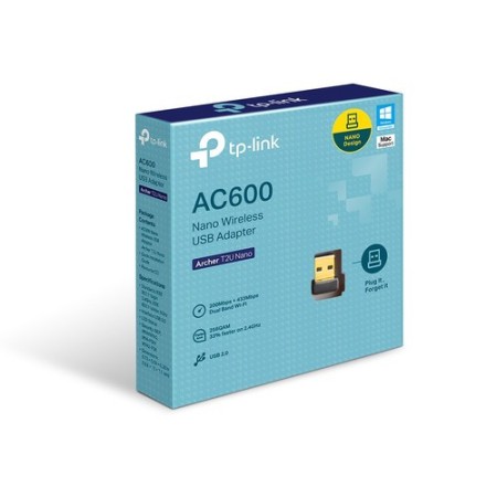ADAPTADOR INALÁMBRICO NANO USB TP-LINK DOBLE BANDA AC600