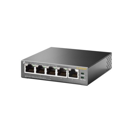 TP-LINK TL-SG1005P No administrado Gigabit Ethernet (10/100/1000) Energía sobre Ethernet (PoE) Negro