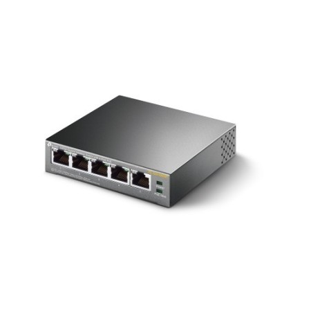 TP-LINK TL-SG1005P No administrado Gigabit Ethernet (10/100/1000) Energía sobre Ethernet (PoE) Negro