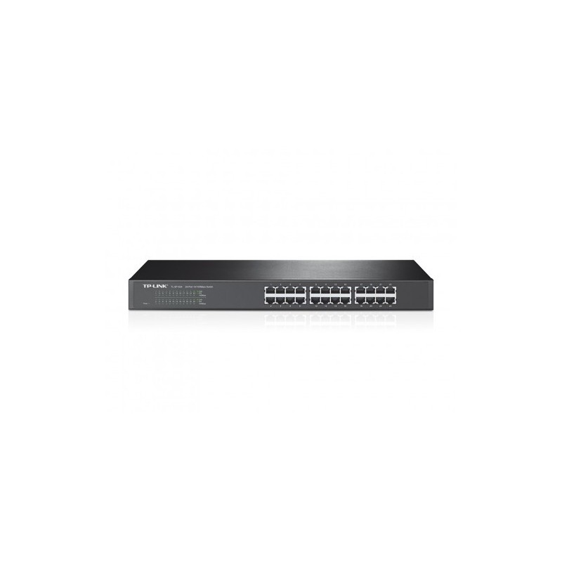 TP-LINK TL-SF1024 No administrado Fast Ethernet (10/100) Negro