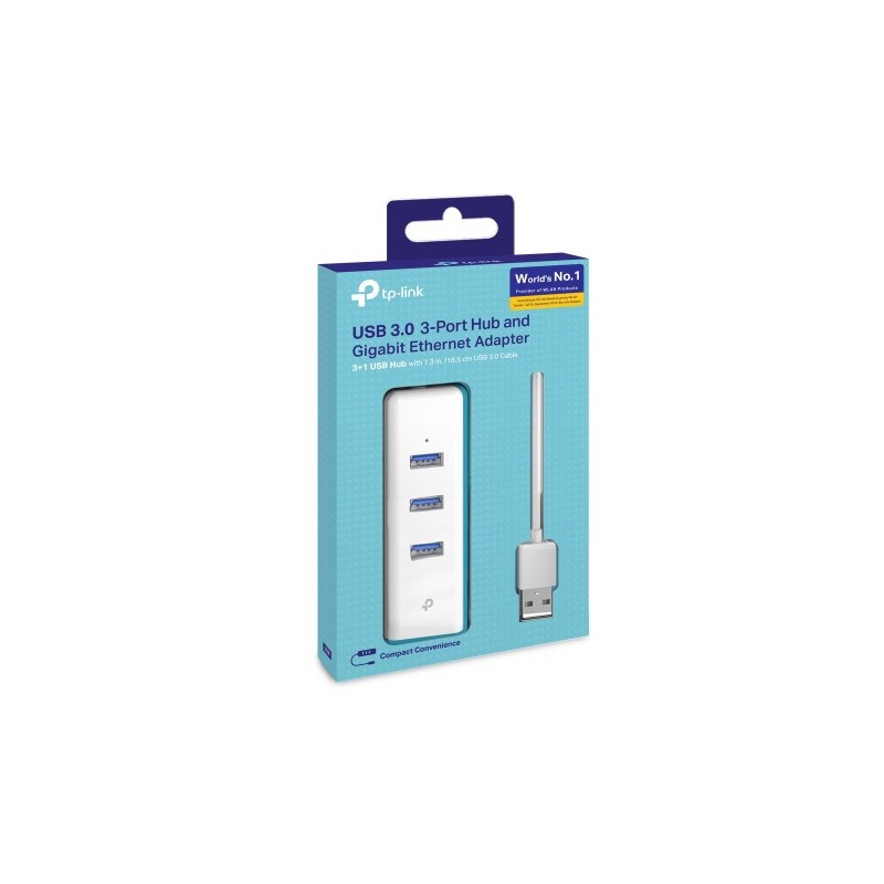 TP-LINK UE330 USB 3.2 Gen 1 (3.1 Gen 1) Type-A 1000 Mbit/s Blanco