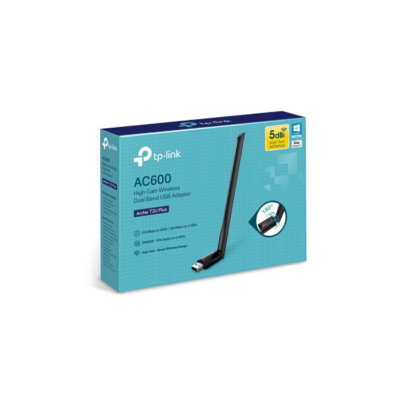 TP-LINK Archer T2U Plus WLAN 600 Mbit/s Interno
