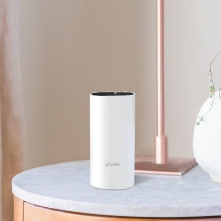 TP-LINK Deco M4(2-pack) router inalámbrico Doble banda (2,4 GHz / 5 GHz) Gigabit Ethernet Negro, Blanco