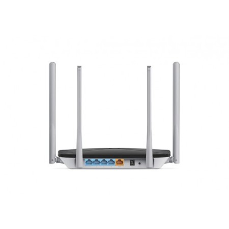 Mercusys AC12 router inalámbrico Ethernet rápido Doble banda (2,4 GHz / 5 GHz) Negro