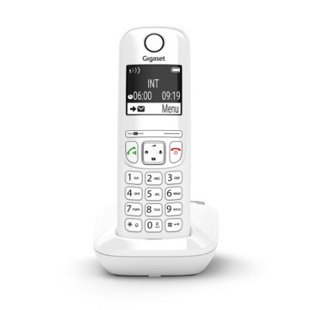 Gigaset AS690 Teléfono DECT/analógico Identificador de llamadas Blanco