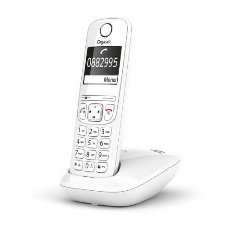Gigaset AS690 Teléfono DECT/analógico Identificador de llamadas Blanco