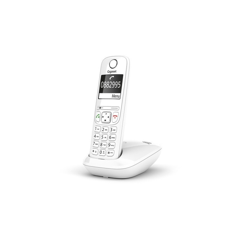 Gigaset AS690 Teléfono DECT/analógico Identificador de llamadas Blanco