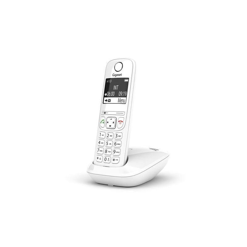 Gigaset AS690 Teléfono DECT/analógico Identificador de llamadas Blanco