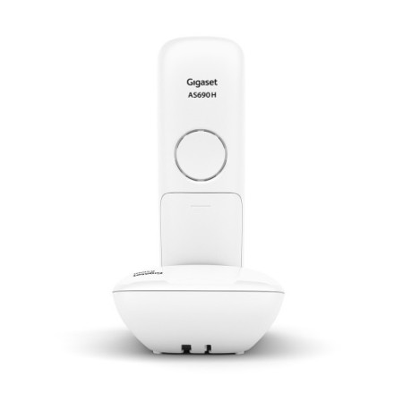 Gigaset AS690 Teléfono DECT/analógico Identificador de llamadas Blanco