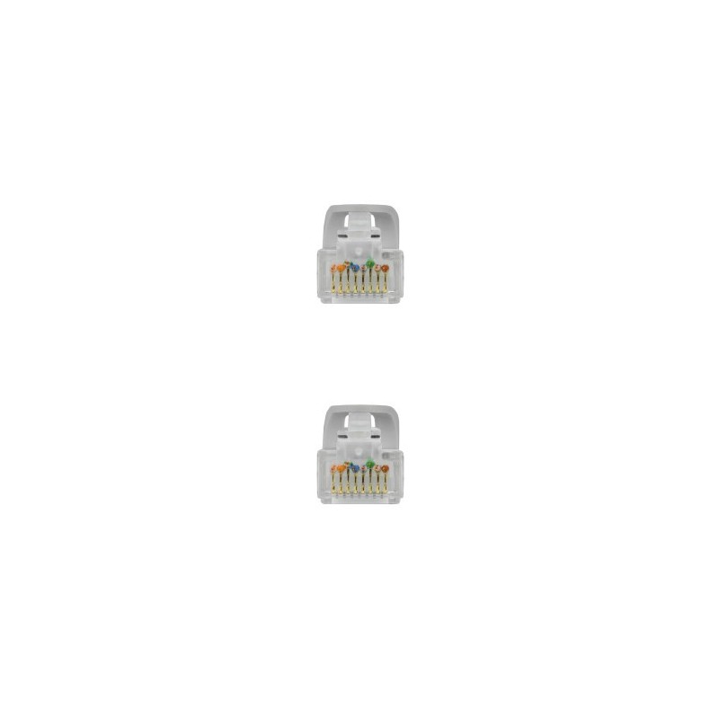 Nanocable Cable de red latiguillo RJ45 LSZH Cat.6A UTP AWG24, Gris, 0.5 m