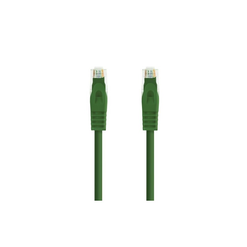Nanocable Cable de red latiguillo RJ45 LSZH Cat.6A UTP AWG24, Verde, 1.0m