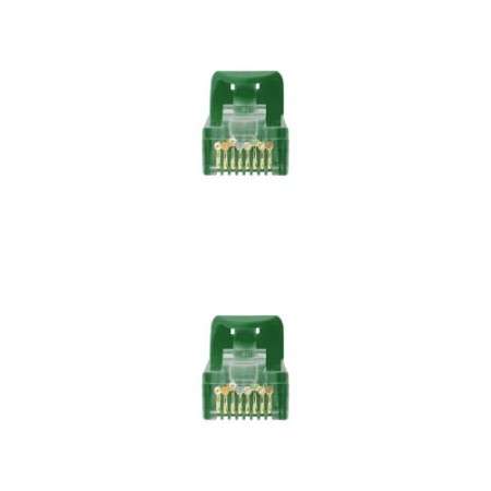 Nanocable Cable de red latiguillo RJ45 LSZH Cat.6A UTP AWG24, Verde, 1.0m