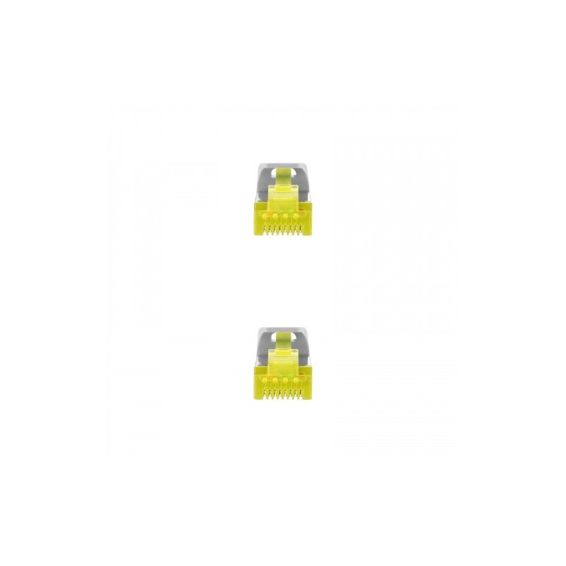 Nanocable Cable de red latiguillo RJ45 LSZH Cat.6A SFTP AWG26, Gris, 0.5m