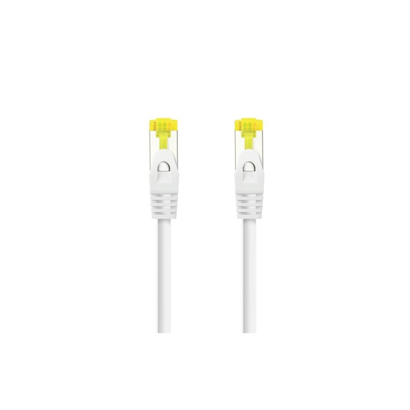 Nanocable Cable de red latiguillo RJ45 LSZH Cat.6A SFTP AWG26, Blanco, 0.5m