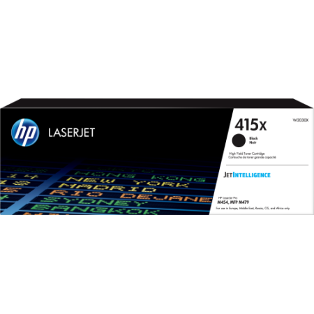 HP Cartucho de tóner Original LaserJet 415X negro de alta capacidad