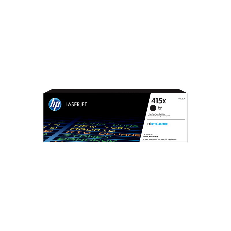 HP Cartucho de tóner Original LaserJet 415X negro de alta capacidad