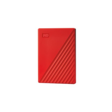 Western Digital My Passport disco duro externo 2000 GB Rojo