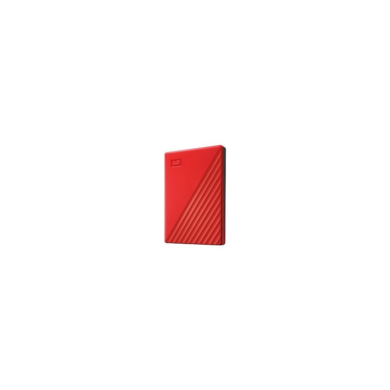 Western Digital My Passport disco duro externo 2000 GB Rojo