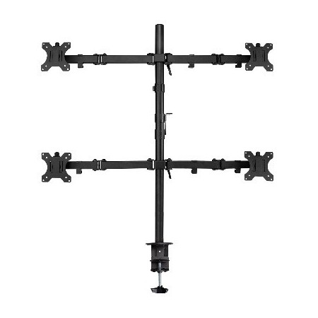 Ewent EW1514 soporte de mesa para pantalla plana 81,3 cm (32″) Abrazadera/Atornillado Negro