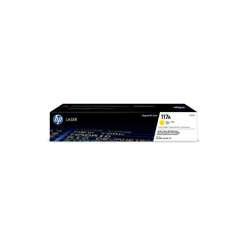 HP 117A TONER HP117A AMARILLO (W2072A)