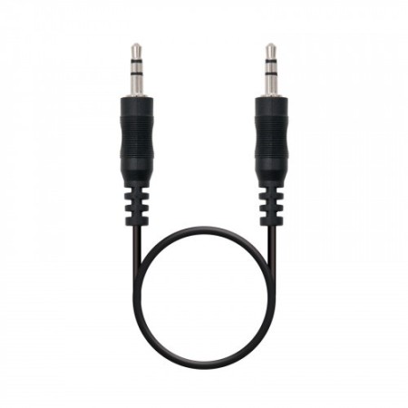 Nanocable 10.24.0105 cable de audio 5 m 3,5mm Negro