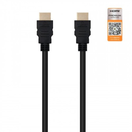 Nanocable HDMI V2.0, 1m cable HDMI HDMI tipo A (Estándar) Negro
