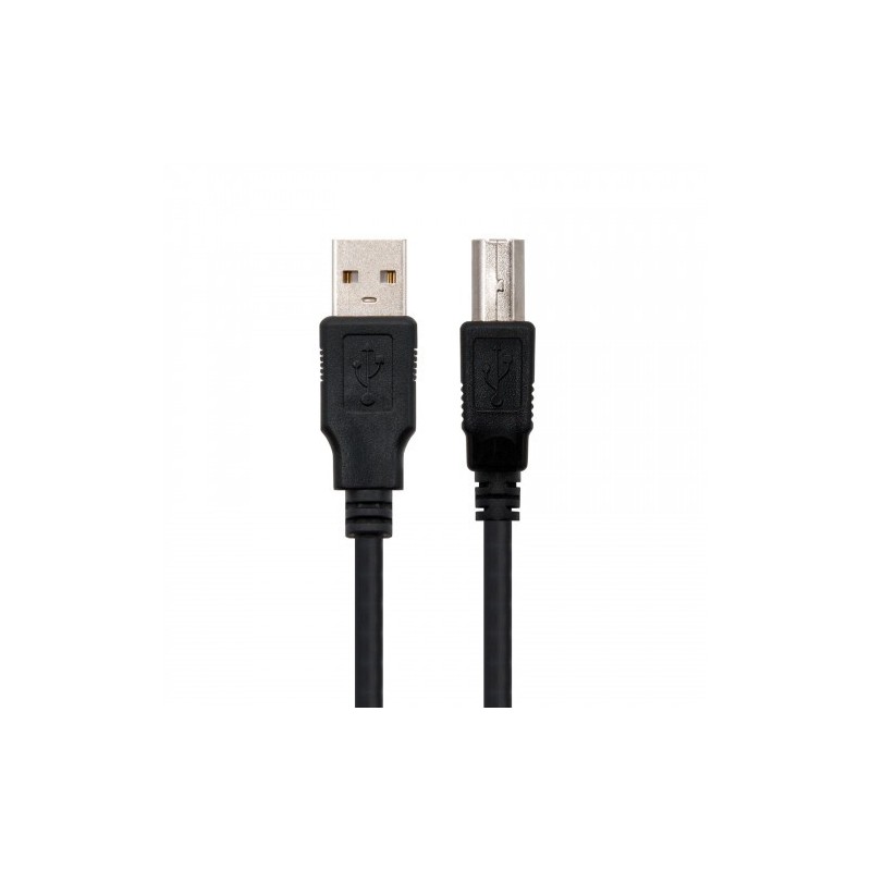 Nanocable CABLE USB 2.0 IMPRESORA, TIPO A/M-B/M, NEGRO, 4.5 M