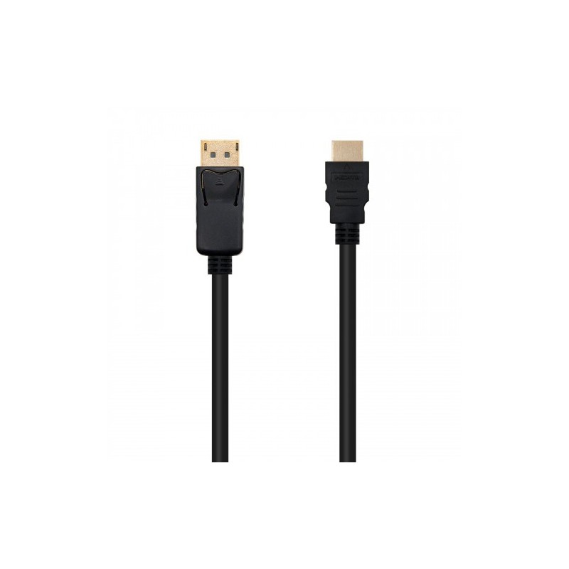 Nanocable Cable conversor DISPLAYPORT a HDMI, DP/M - HDMI/M, Negro, 5.0 M