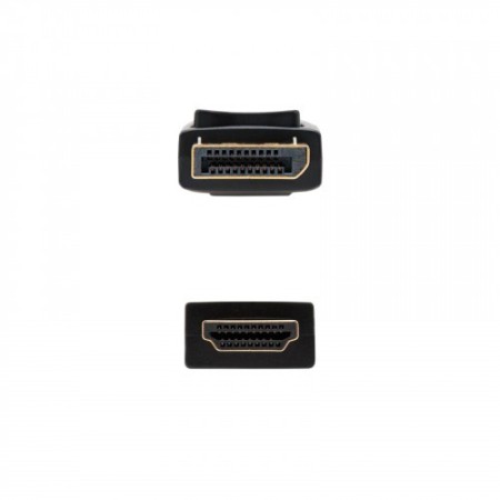 Nanocable Cable conversor DISPLAYPORT a HDMI, DP/M - HDMI/M, Negro, 5.0 M