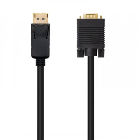 Nanocable Cable conversor DISPLAYPORT a VGA, DP/M - VGA/M, Negro, 2.0 M