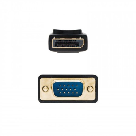 Nanocable Cable conversor DISPLAYPORT a VGA, DP/M - VGA/M, Negro, 2.0 M