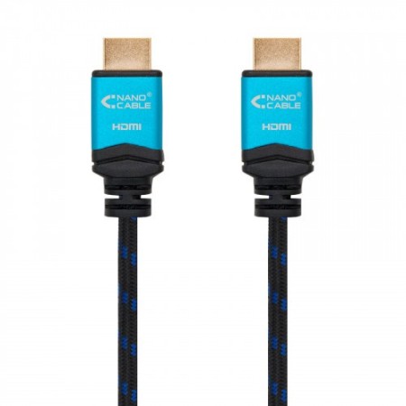 Nanocable Cable HDMI V2.0 4K@60GHz 18 Gbps A/M-A/M, negro, 0.5 m.