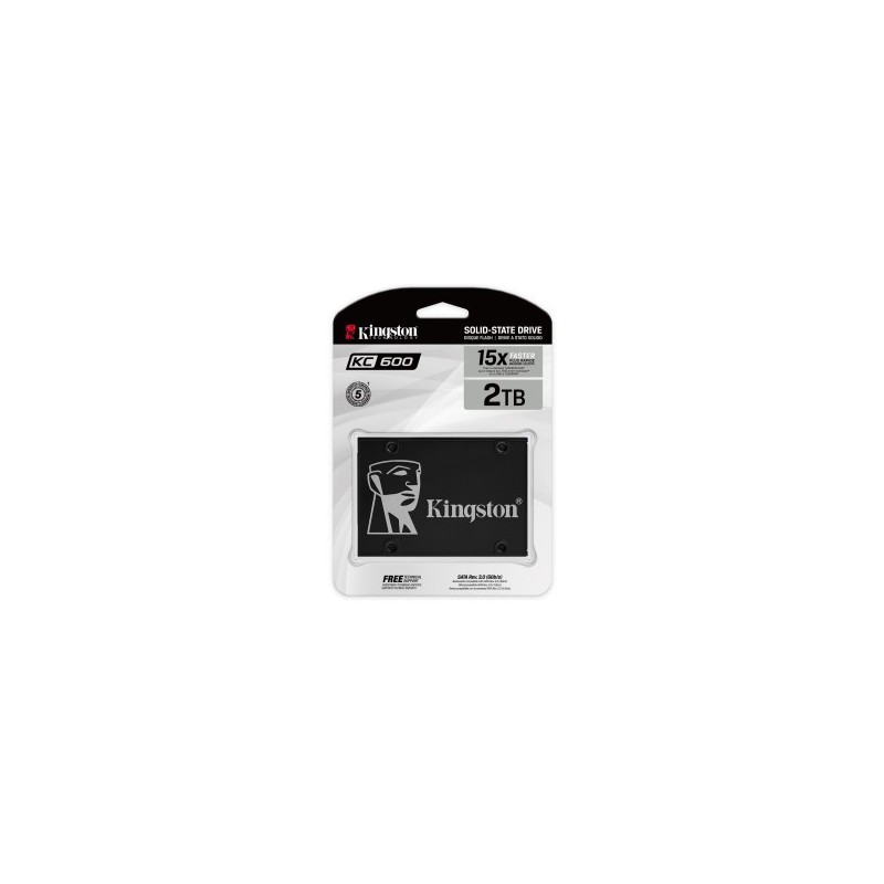 Kingston Technology KC600 2.5″ 2048 GB Serial ATA III 3D TLC