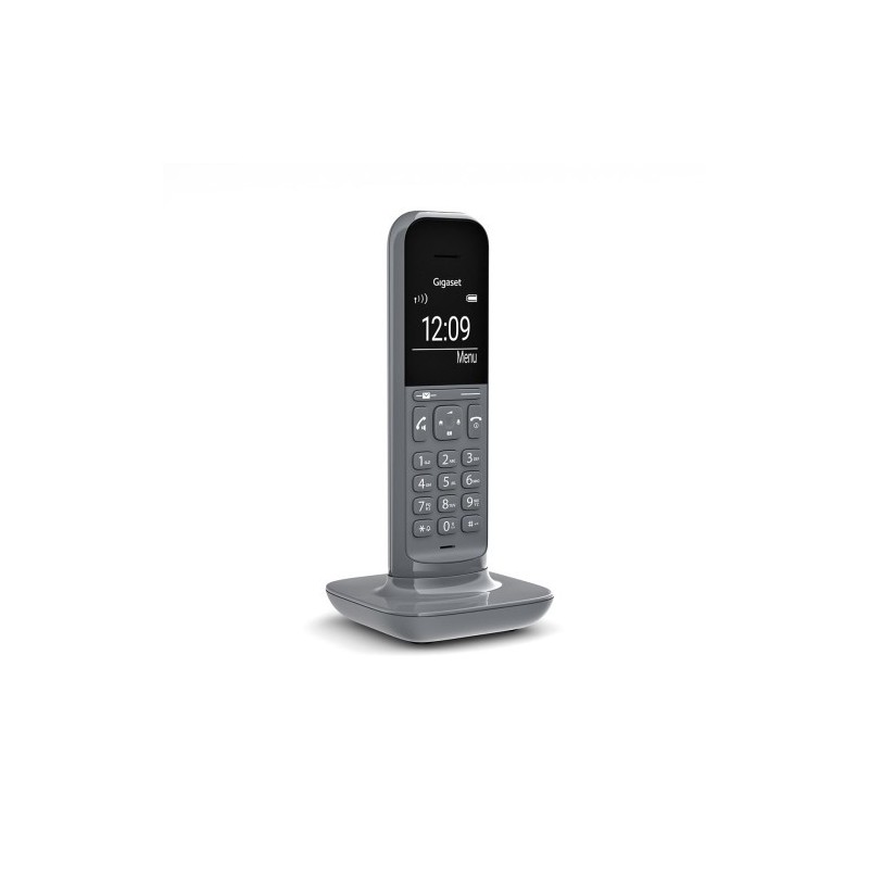 Gigaset CL390 Teléfono DECT/analógico Identificador de llamadas Gris