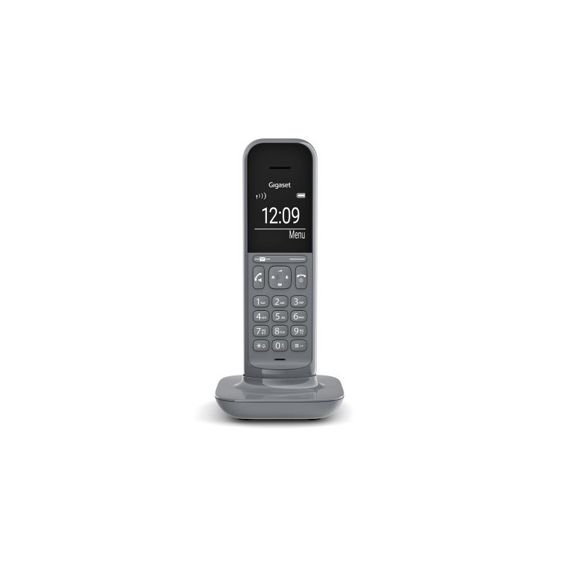 Gigaset CL390 Teléfono DECT/analógico Identificador de llamadas Gris
