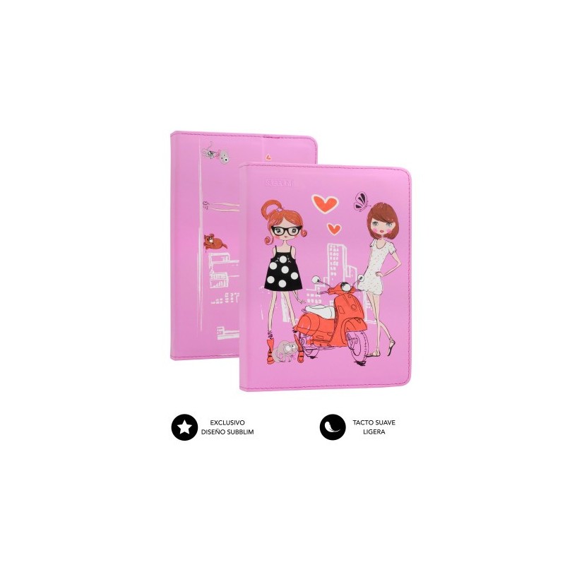 SUBBLIM Funda Tablet Universal TRENDY CASE FASHION GIRLS 10.1″