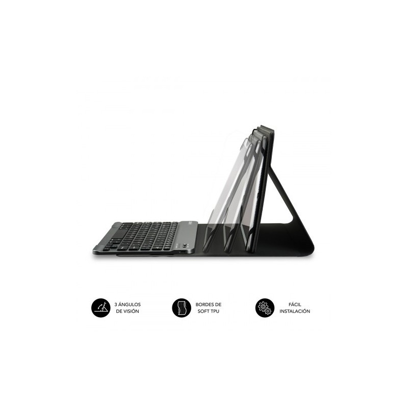 SUBBLIM Funda con Teclado KEYTAB PRO BLUETOOTH 10,1″ Red
