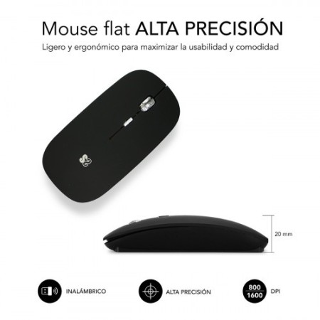 SUBBLIM Maletín con Ratón Select Pack Wireless Mouse USB + Laptop bag 15,6″