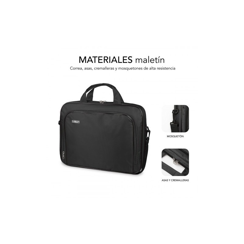 SUBBLIM Maletín Ordenador Oxford Laptop Bag 11-12,5″ Black