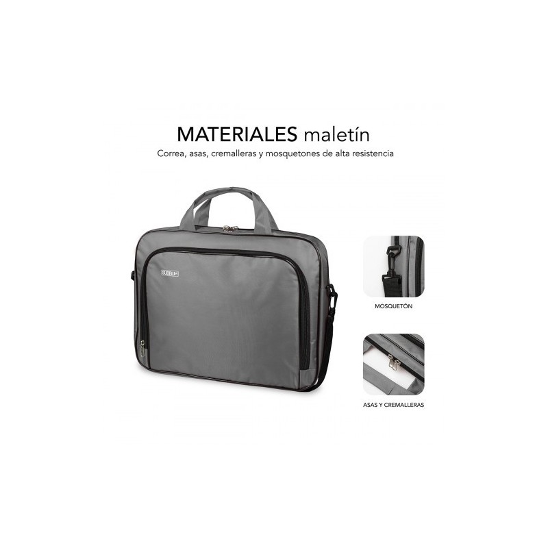 SUBBLIM Maletín Ordenador Oxford Laptop Bag 11-12,5″ Grey