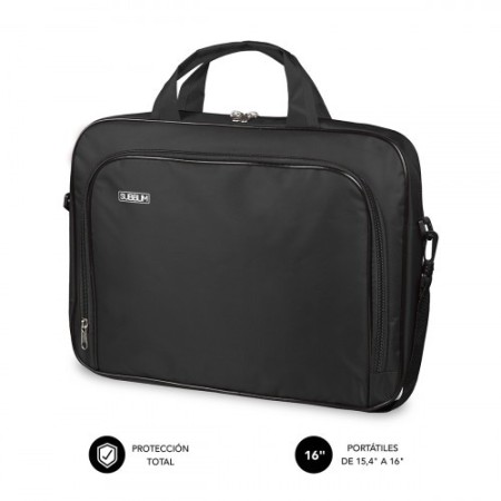 SUBBLIM Maletín Ordenador Oxford Laptop Bag 15,4-16″ Black